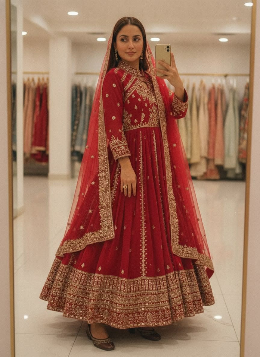 Majestic Charm Designer Wardrobe With This Newly Launched Anarkali Gown Set